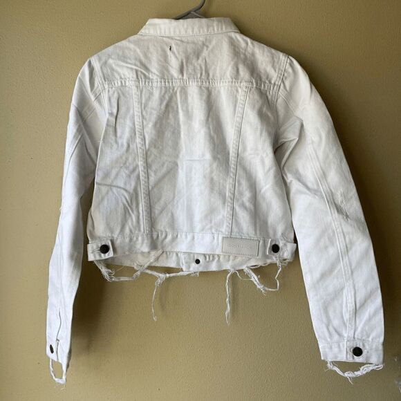 Neon Blonde Rebel Jacket in White Size Small - Picture 2 of 2